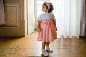 Vestido Laura e Bandolete Criança Menina