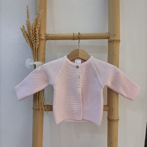 Casaco rosa de malha para bebé menina – Xic Urban roupa de criança