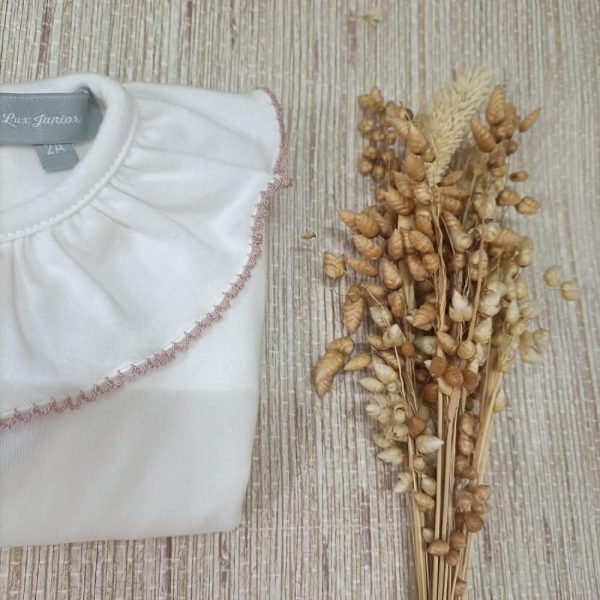 Blusa Golinha renda rosa