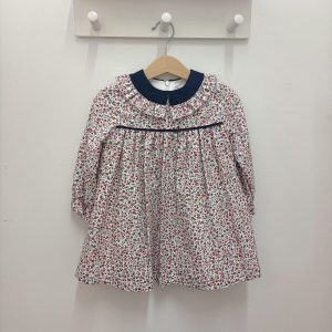 Vestido Concha Gola Azul