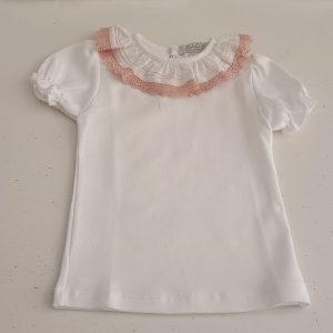 Camisola Golinha Renda Rosa