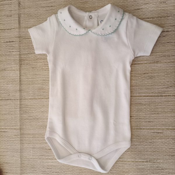 Body Gola bordado verde